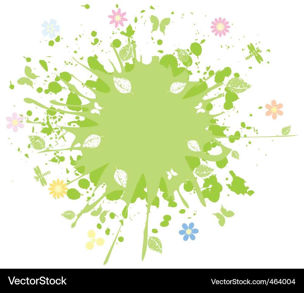 Spring abstraction Vector Image
