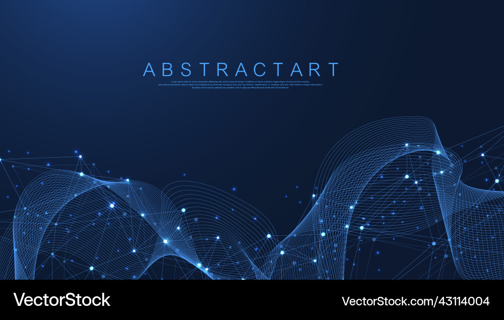 Technology abstract lines and dots connection Technology abstract lines and dots connection vector image