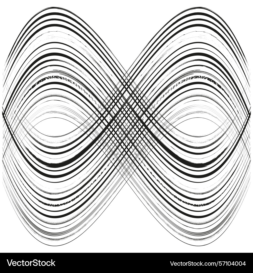 Wavy line pattern abstract curve symbol Wavy line pattern abstract curve symbol vector image