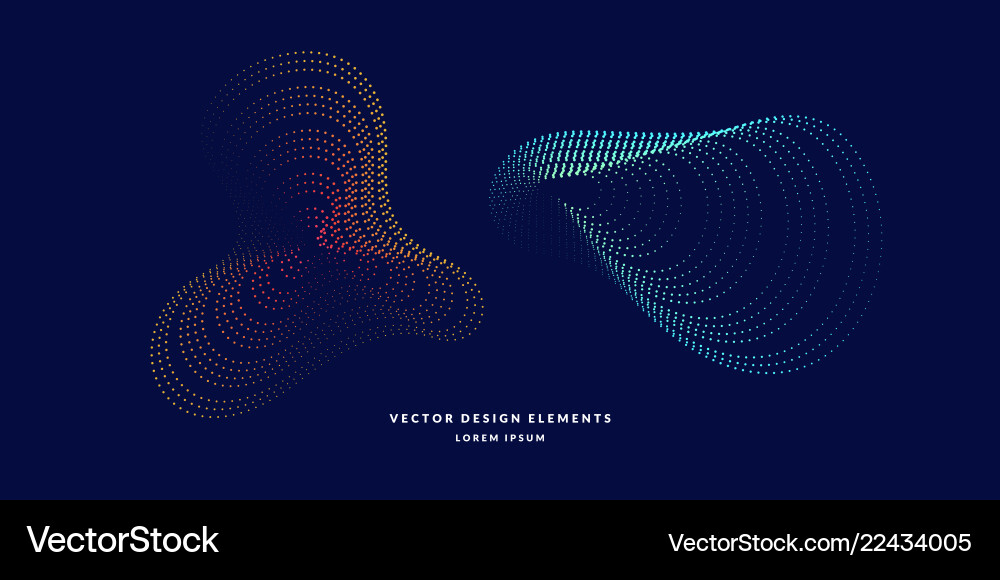 Abstract background with dynamic waves Abstract background with dynamic waves vector image