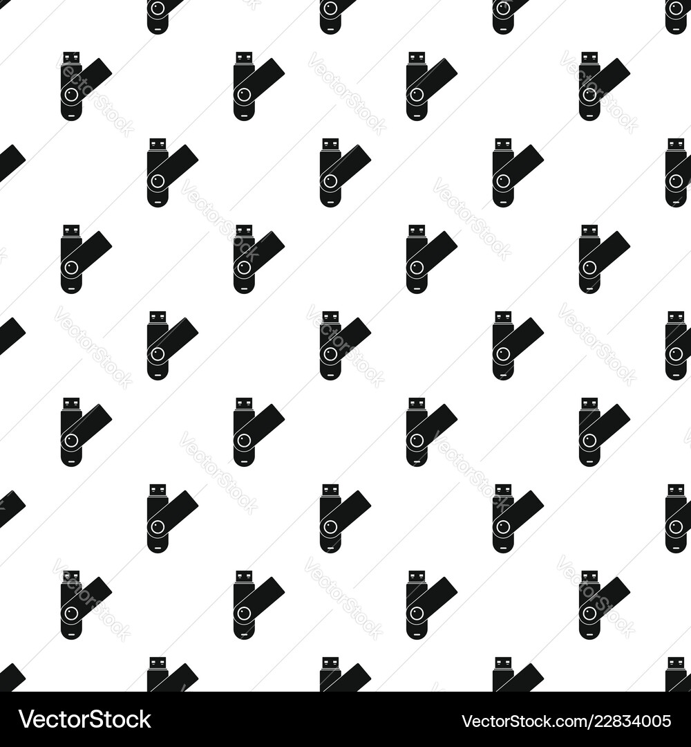 Usb device pattern seamless Vector Image