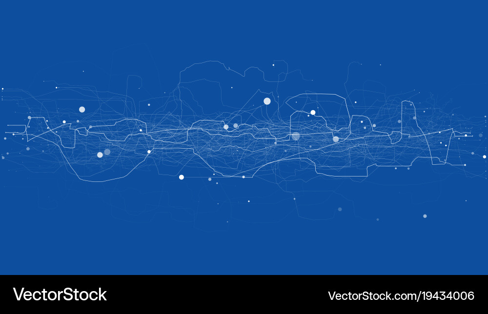 Abstract tech design background vector image