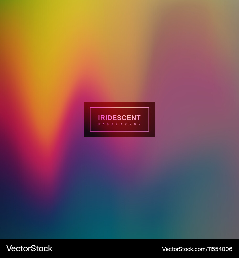 Fluid iridescent multicolored background vector image