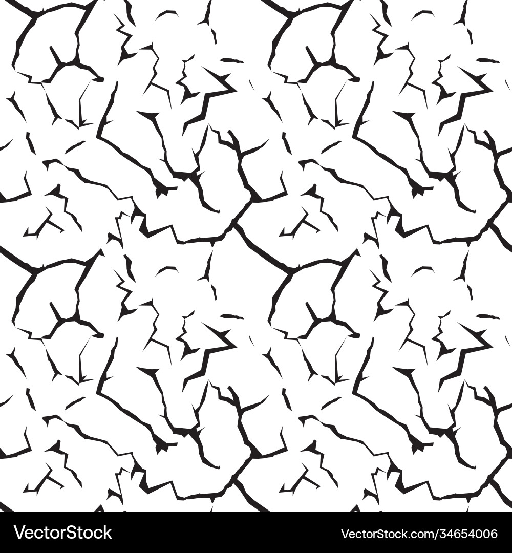 Fracture surface effect or broken collapse frame Vector Image