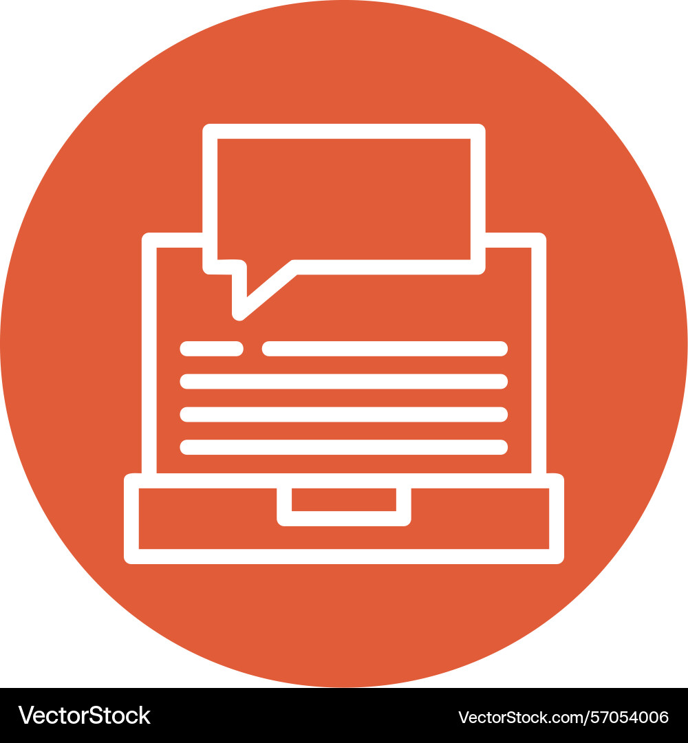 Swift learn line cirle style icon design vector image