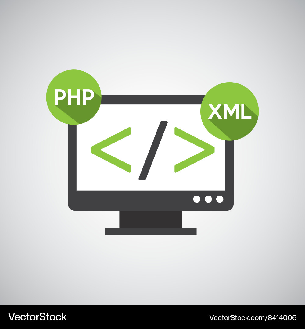 System programmer design vector image