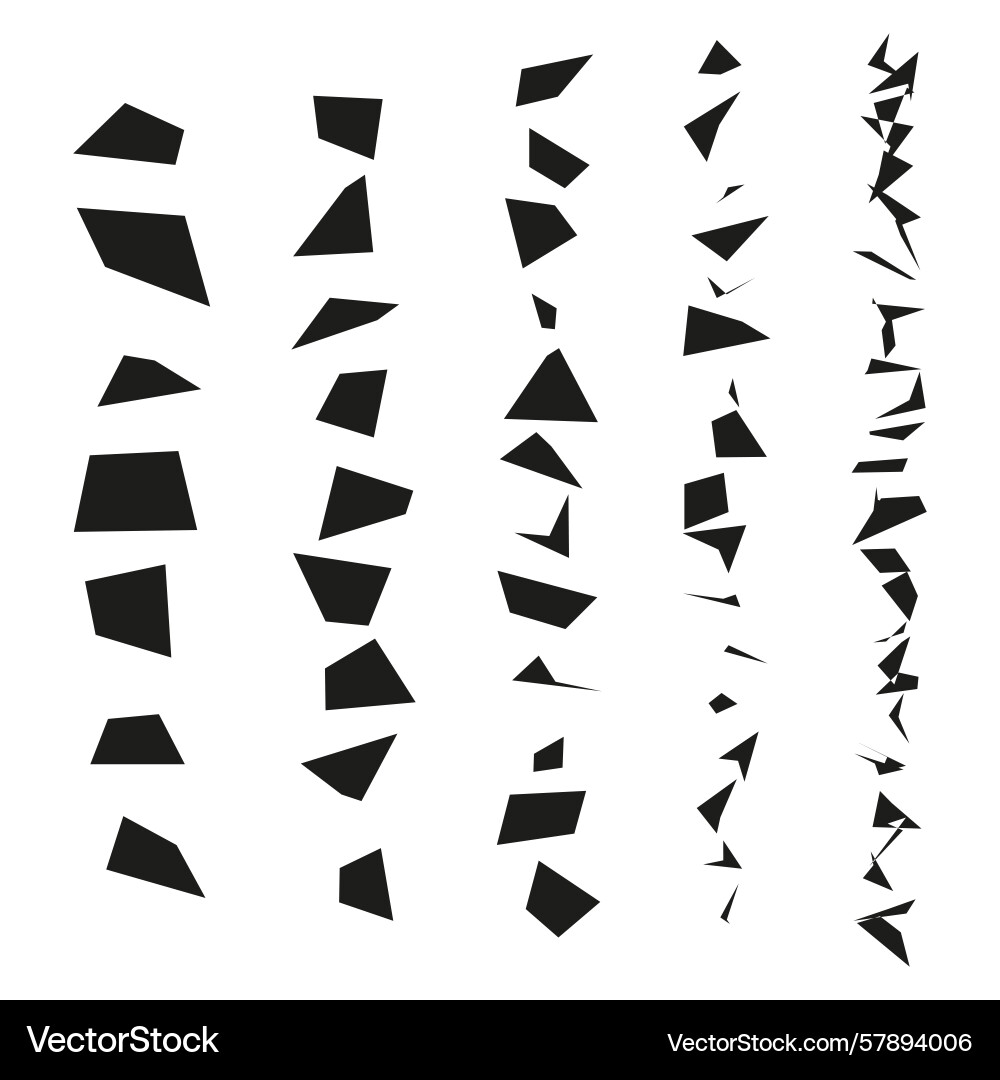 Triangle pattern fragments abstract geometric Triangle pattern fragments abstract geometric Vector Image