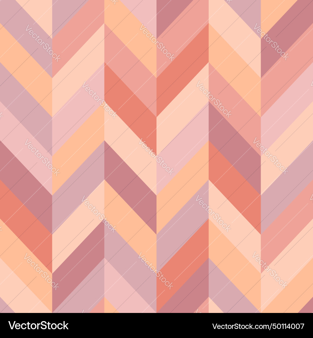 Seamless chevron pattern background peach fuzz Seamless chevron pattern background peach fuzz vector image