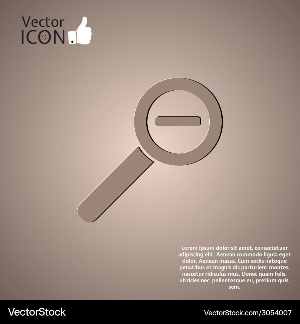 Zoom in web icon vector image