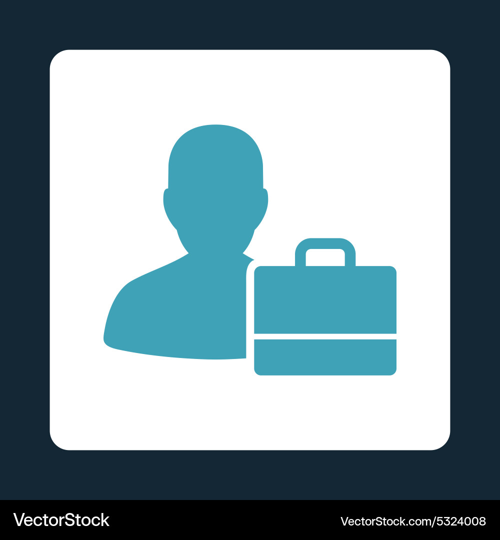 Accounter icon from commerce buttons overcolor set Vector Image