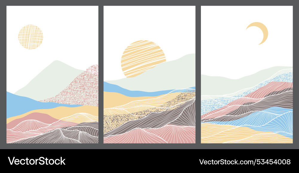 Japanese background with line wave pattern Japanese background with line wave pattern vector image