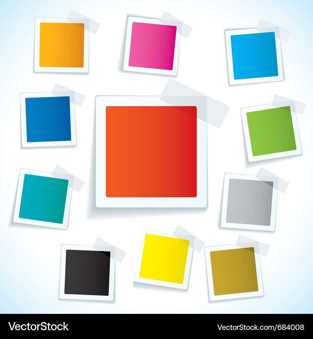 Paper Notes Collection Vector Image