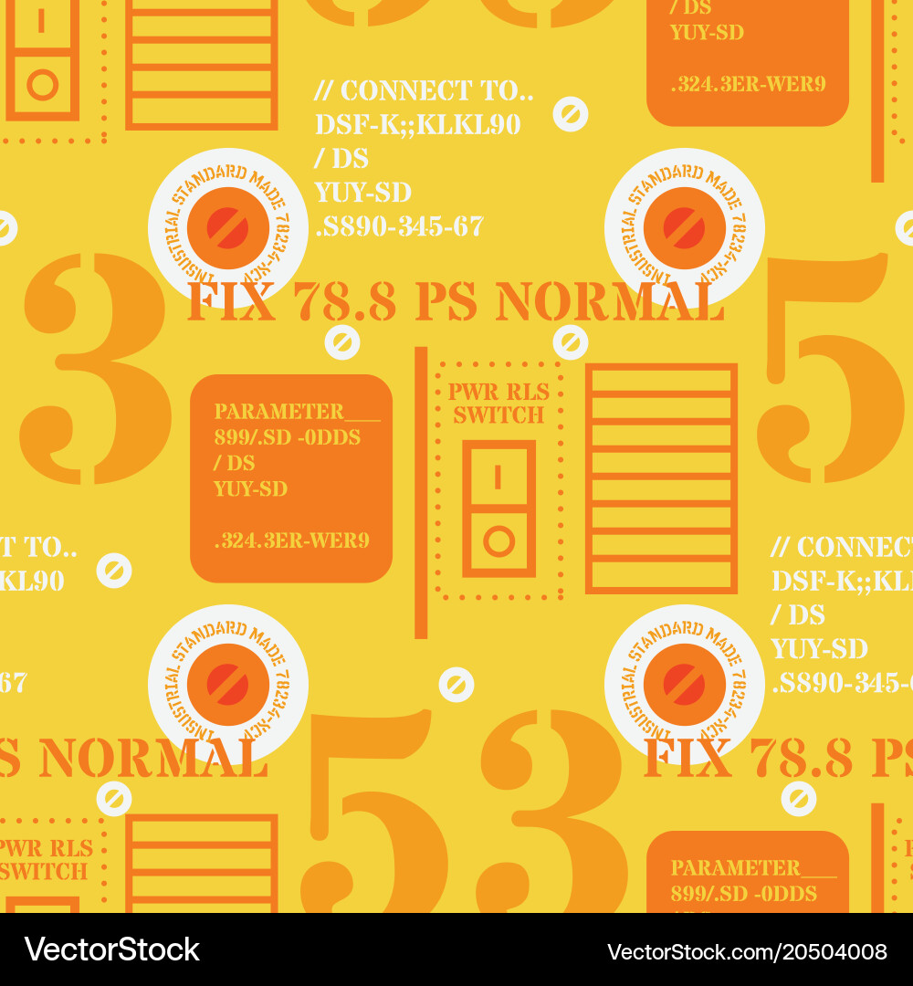 Robot 2 seamless pattern vector image