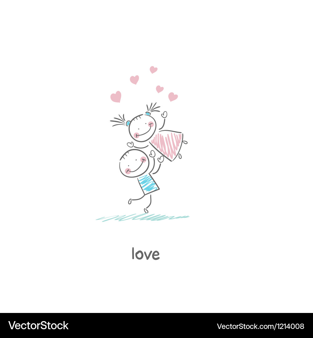 Romantic Couple Royalty Free Vector Image - VectorStock