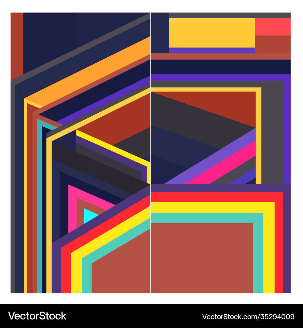 Colorful geometric and curve background pattern Colorful geometric and curve background pattern vector image