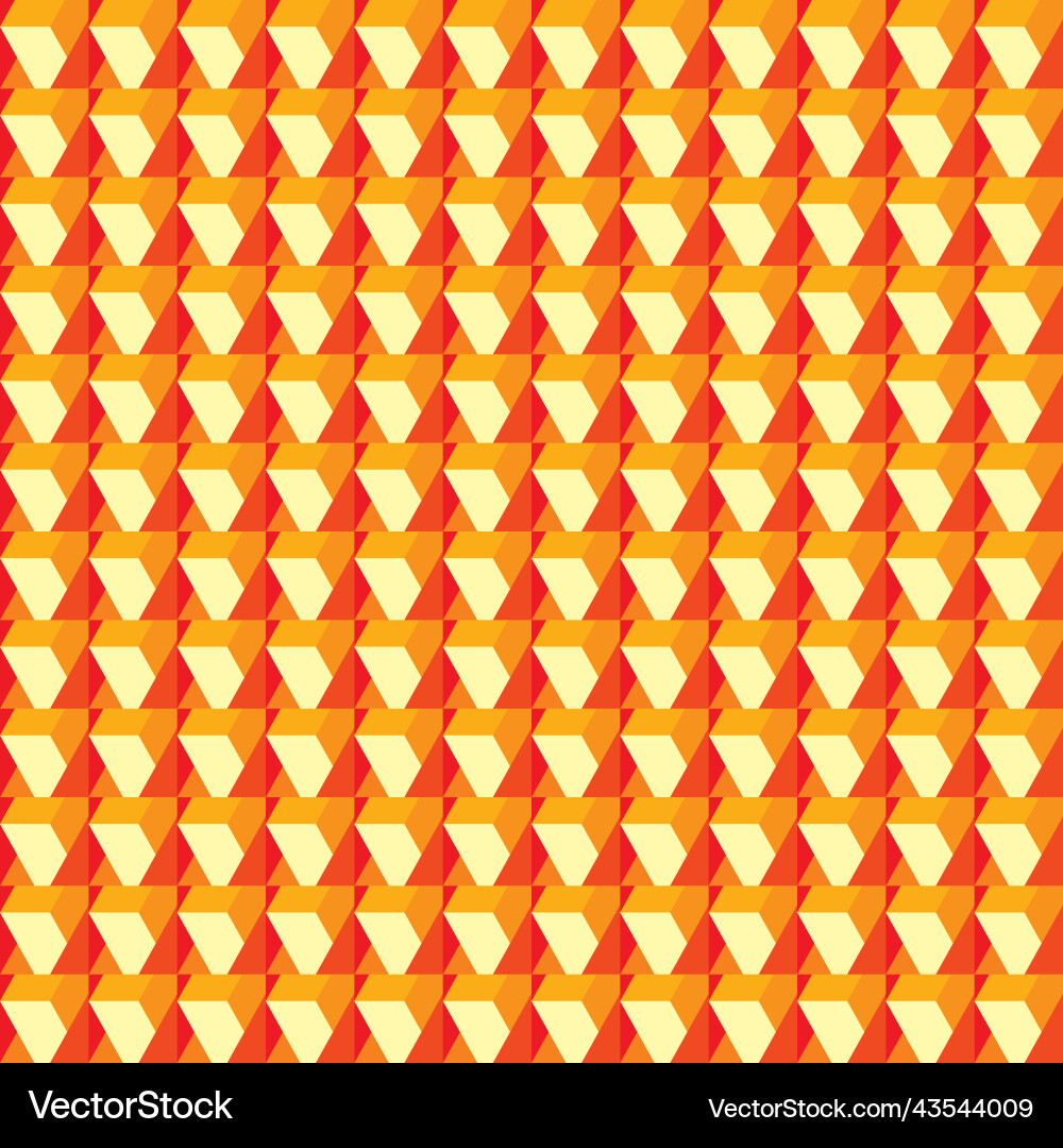 Cube pattern design square geometric Vector Image