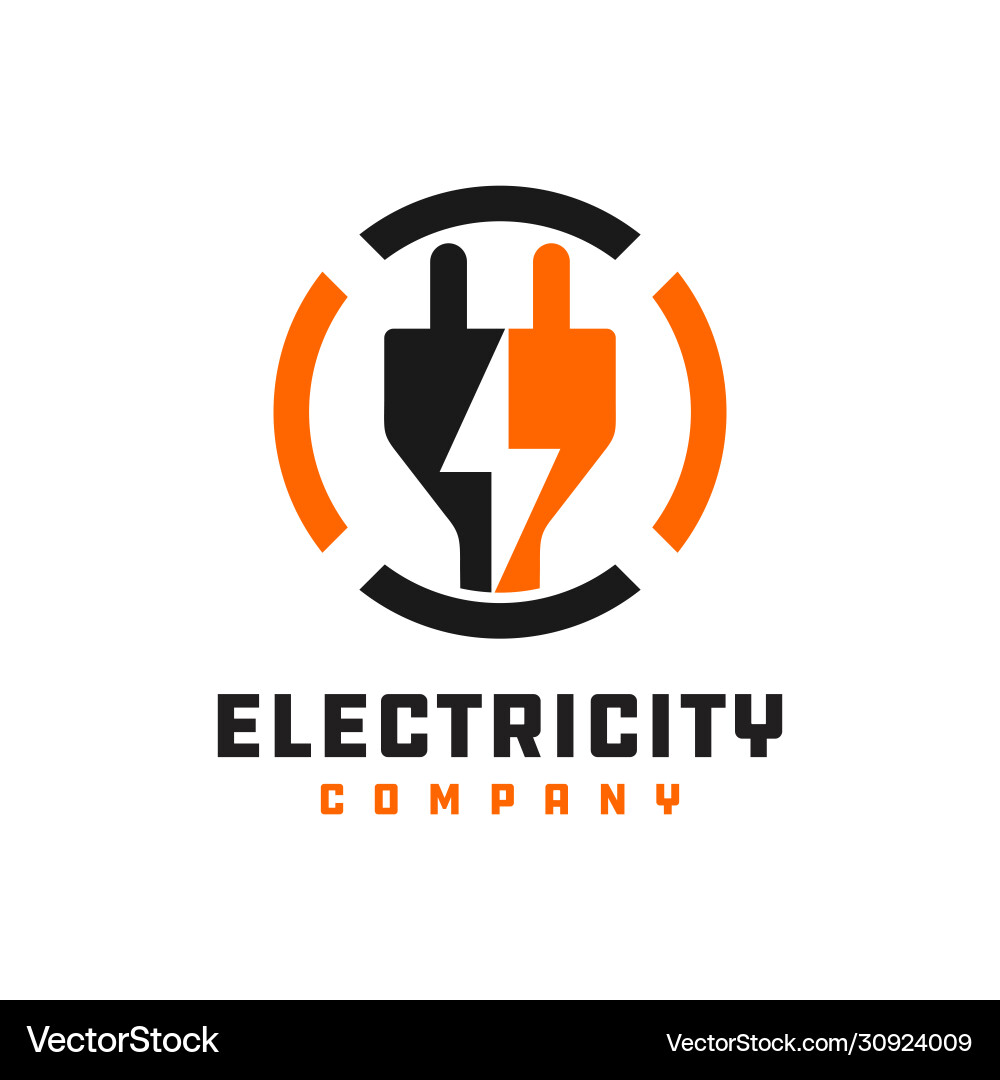 Electrical Grid Repair & Maintenance Logo vector image