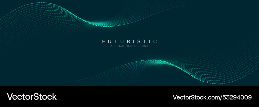 Futuristic Abstract Particle Background Vector Image