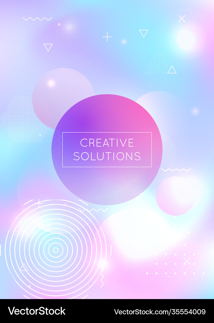 Liquid shapes background with dynamic fluid Vector Image