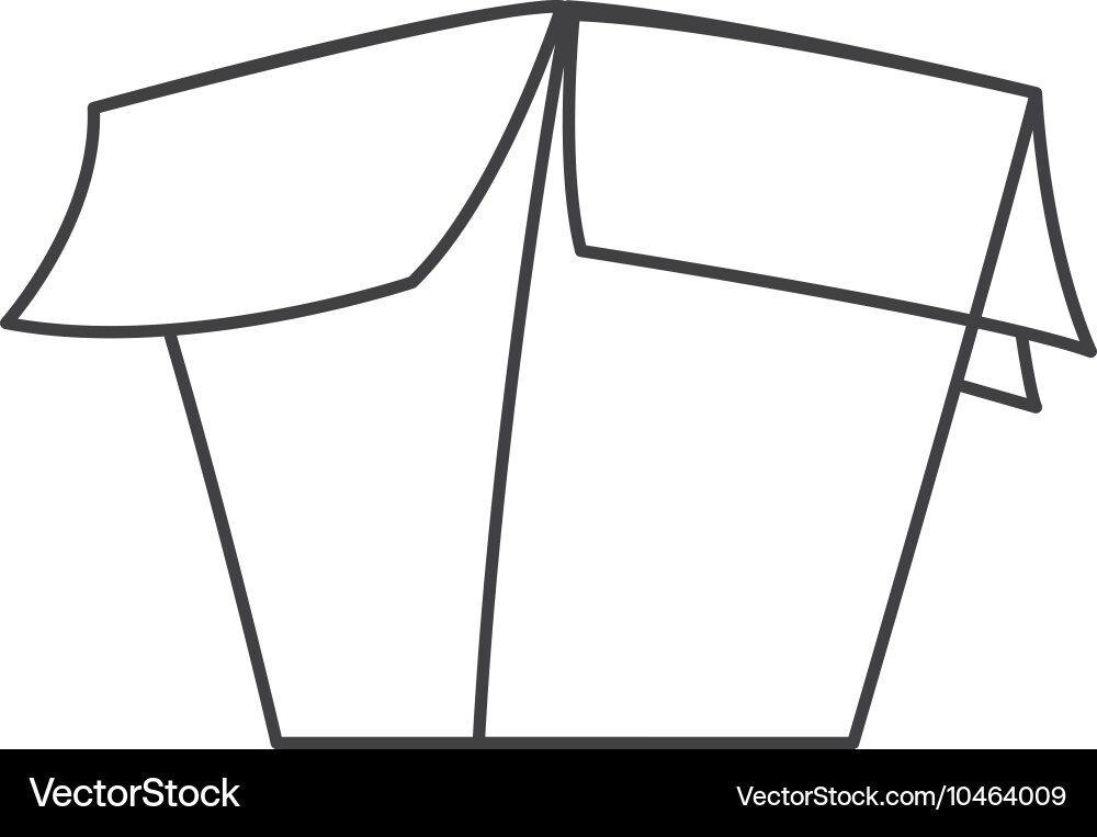 Open cardboard box icon Vector Image