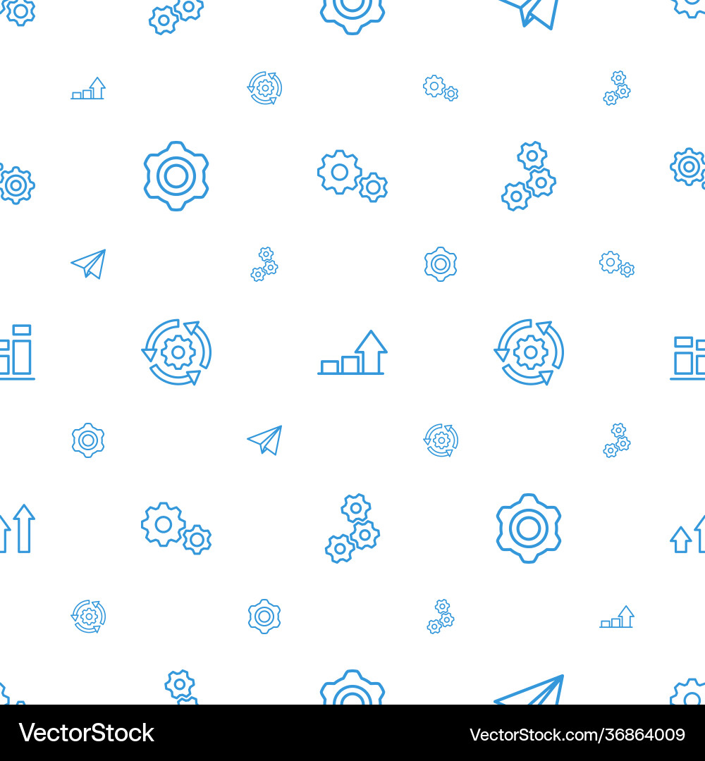 Progress icons pattern seamless white background Progress icons pattern seamless white background vector image