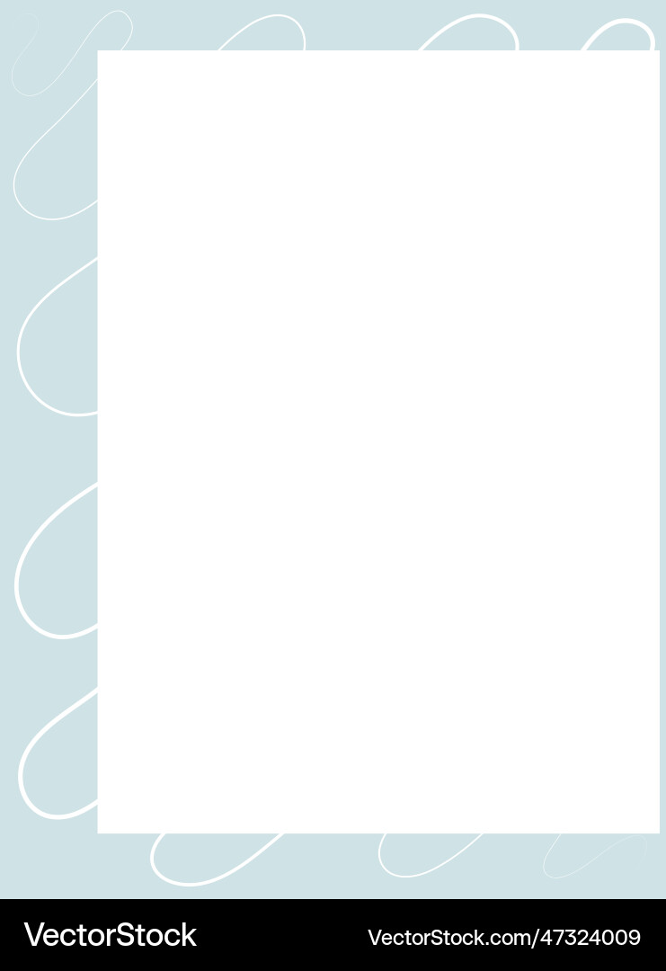 Rectangular frame on a white background Vector Image