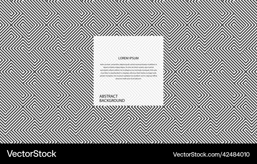 Abstract diagonal square lines pattern Vector Image
