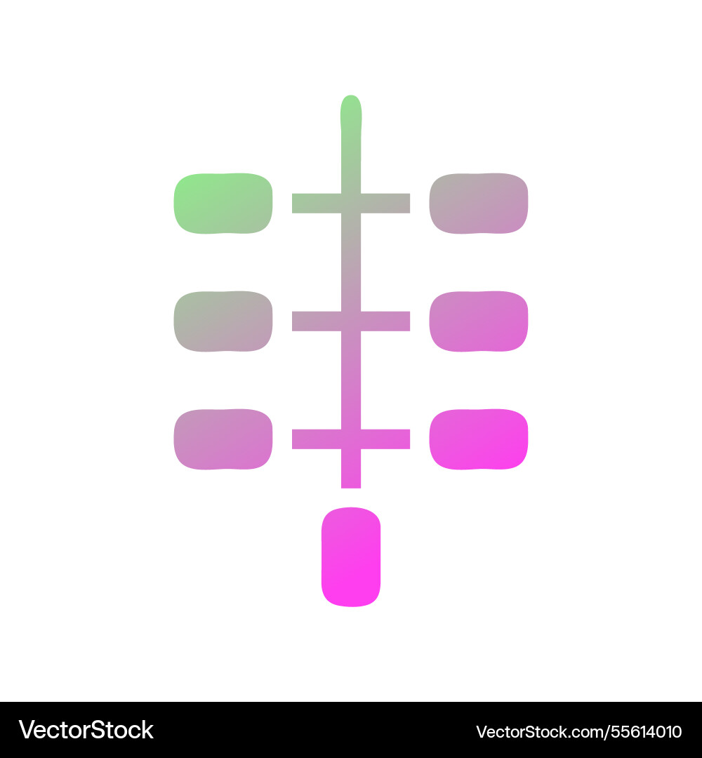 Abstract gradient flowchart design on white Abstract gradient flowchart design on white vector image