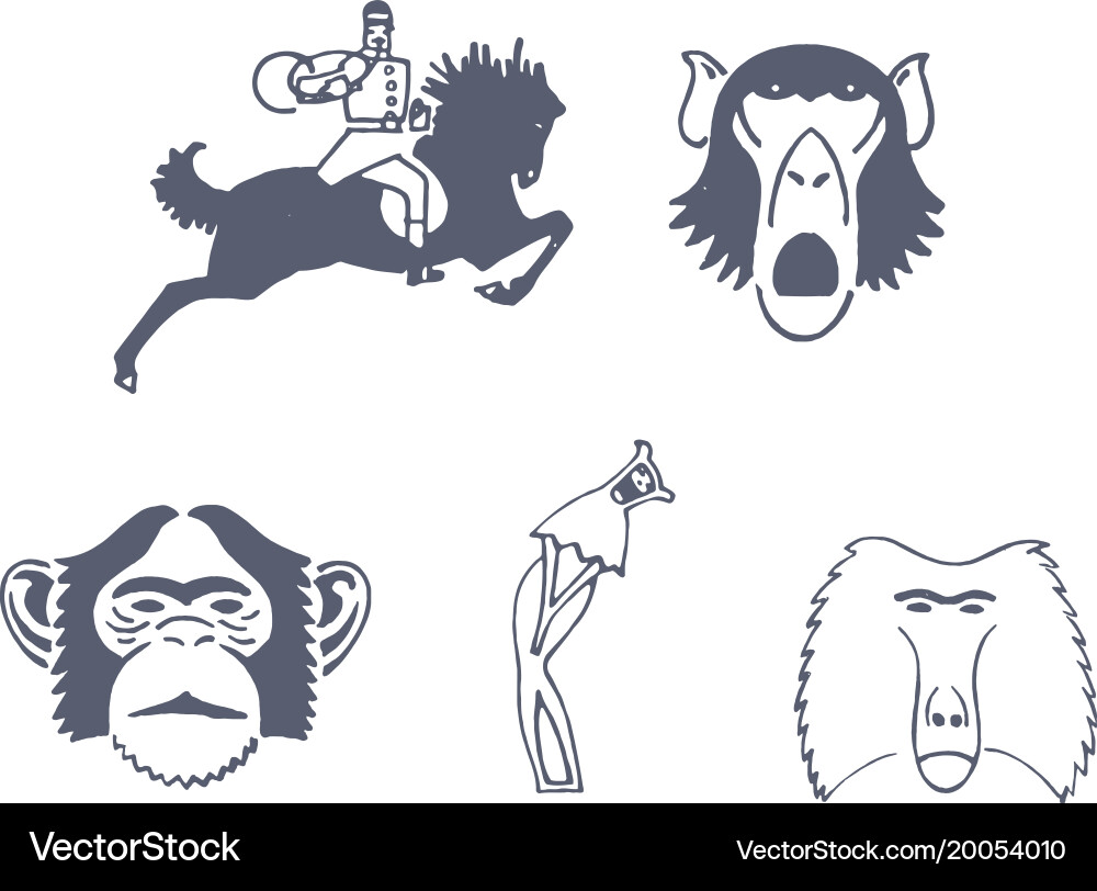 Set of animals Vector Image