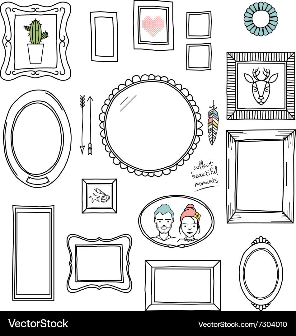 Vintage Frames Collection vector image