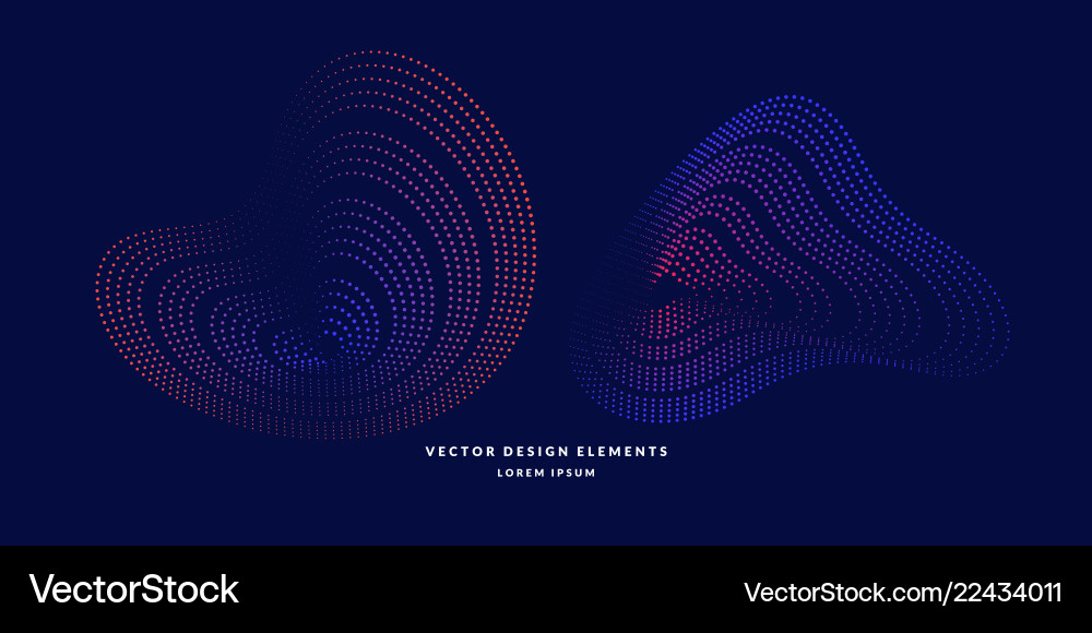 Abstract background with dynamic waves Abstract background with dynamic waves vector image