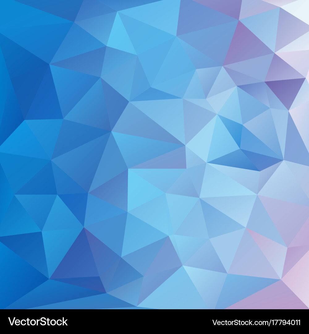 Abstract colorful background of triangles vector image