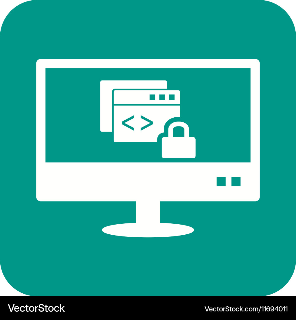 Securecode Imige Secure code Royalty Free Vector Image - VectorStock