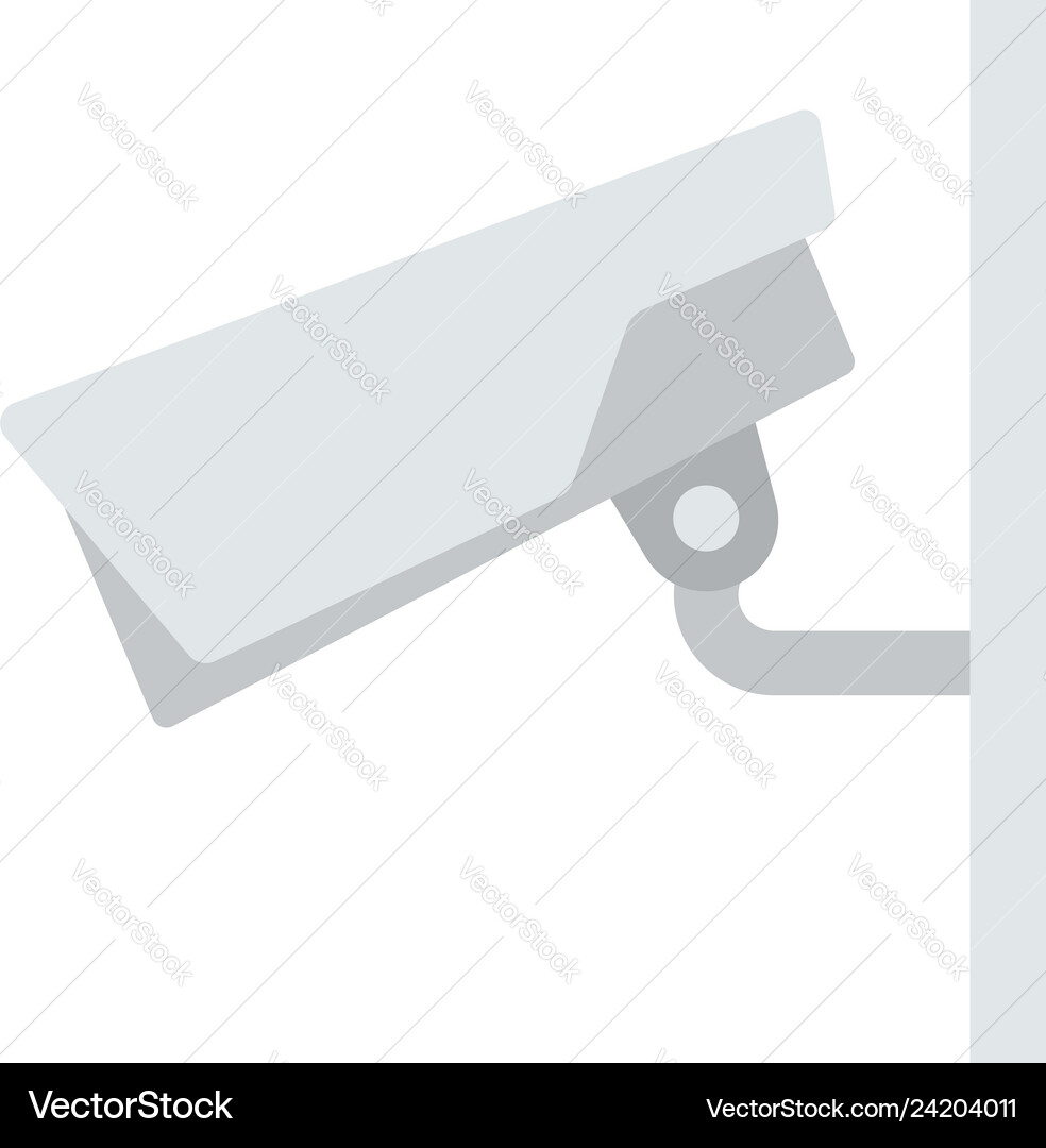 Security camera icon vector image