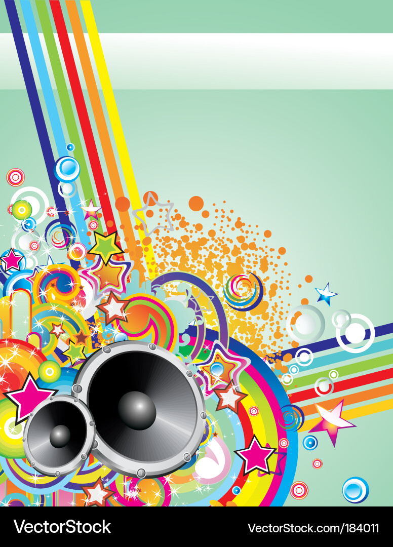 Vibrant Party Background Vector Image