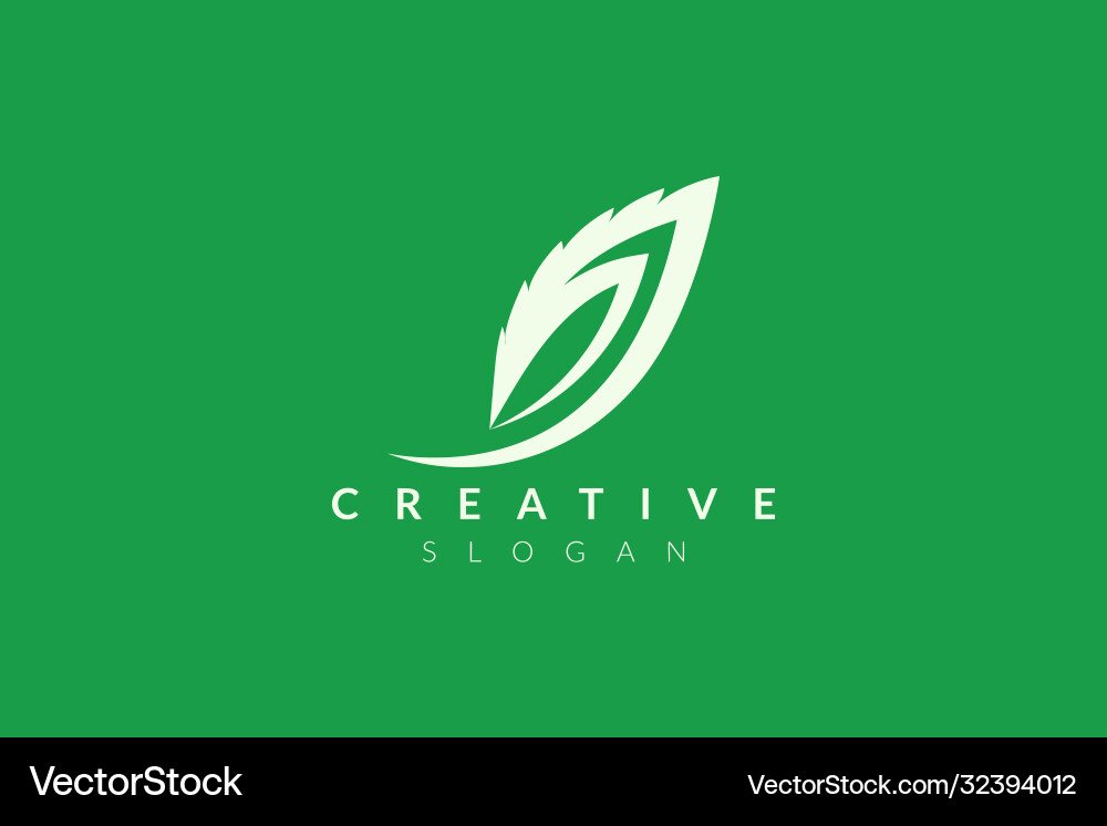 Design leaf various abstract shape minimalist Design leaf various abstract shape minimalist vector image