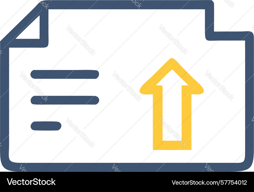 File upload progress or status icon design vector image