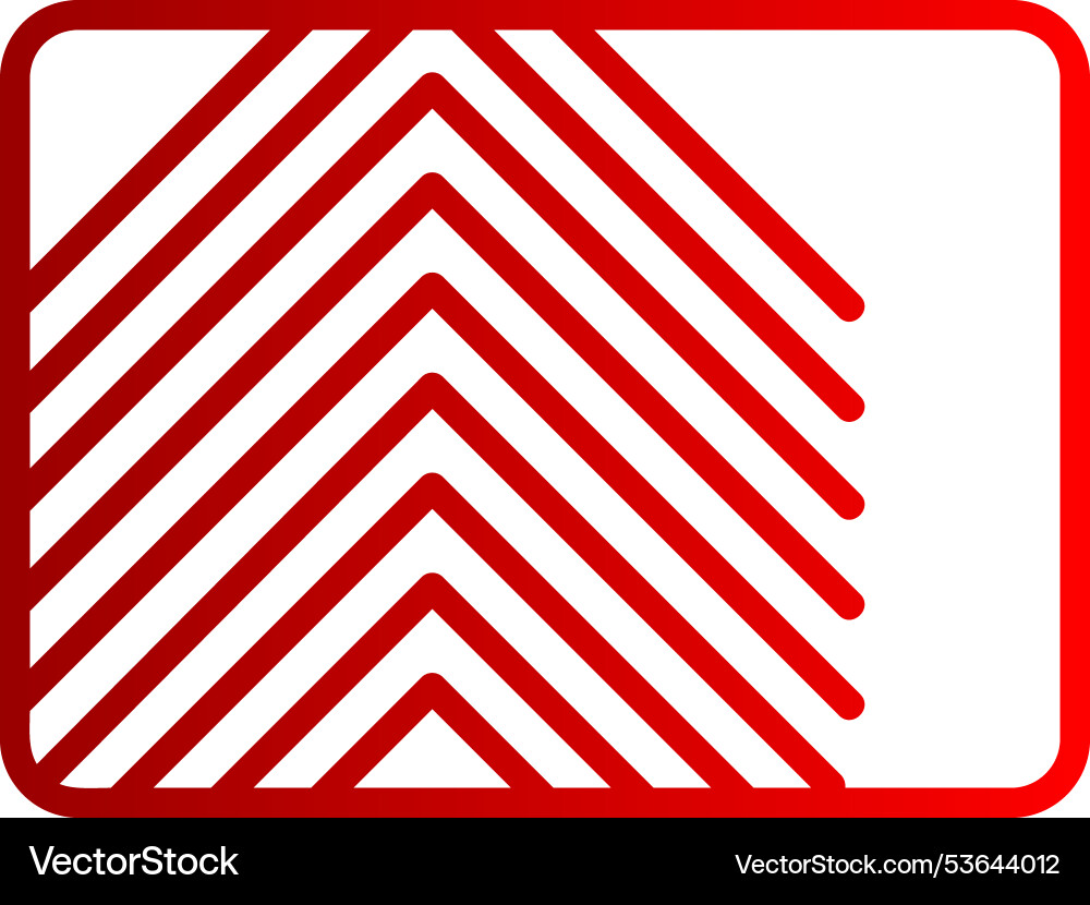 Mouse pad line gradient icon Vector Image