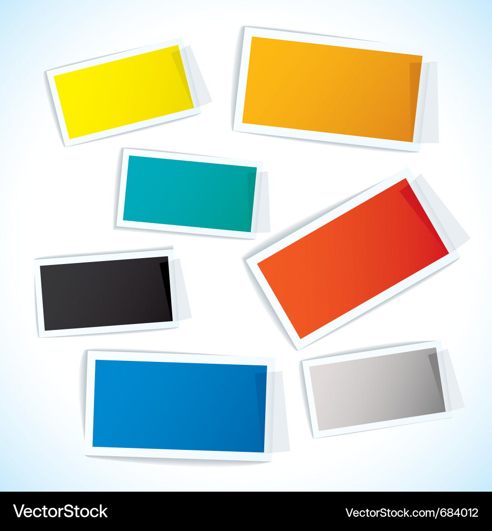 Paper notes with copy space Vector Image
