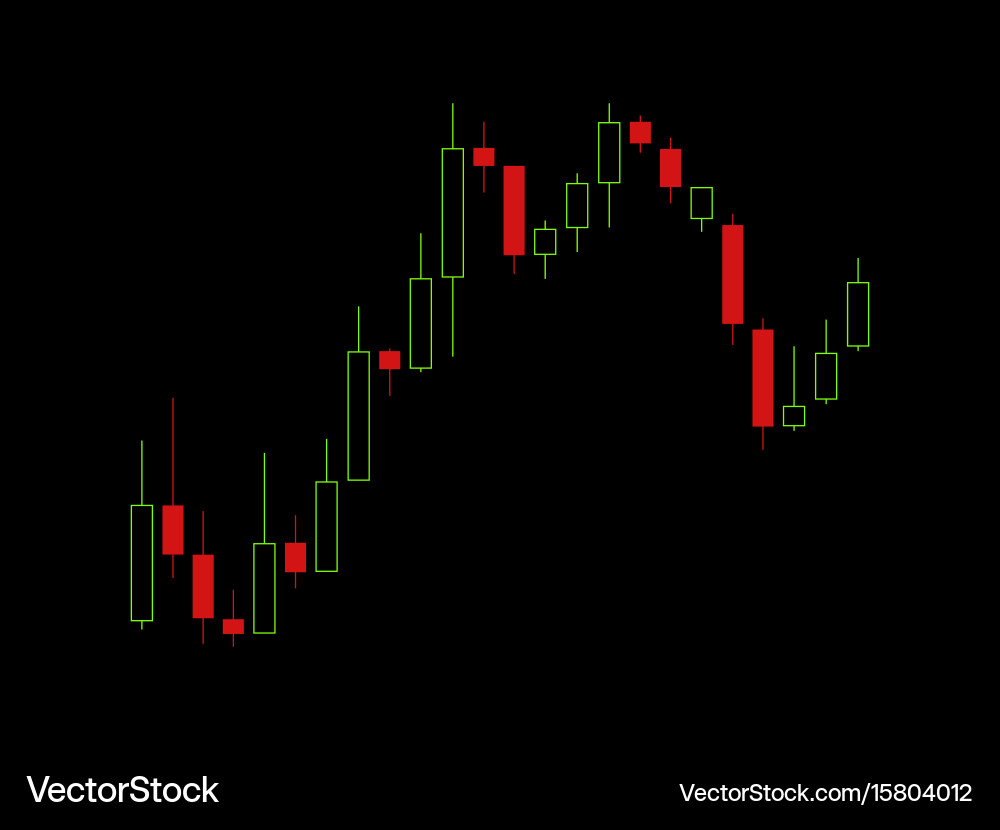 Schedule of trading on the stock market trader vector image