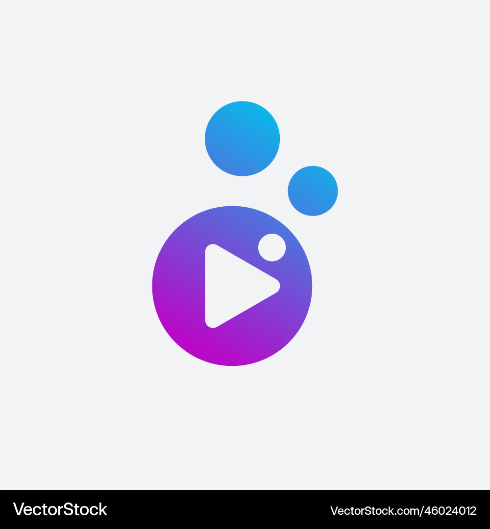 Streamer logo design Vector Image