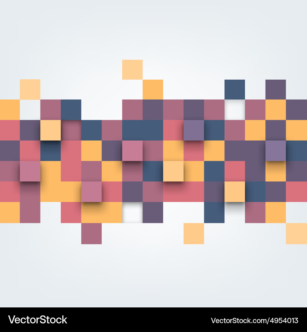 Abstract texture with squares vector image