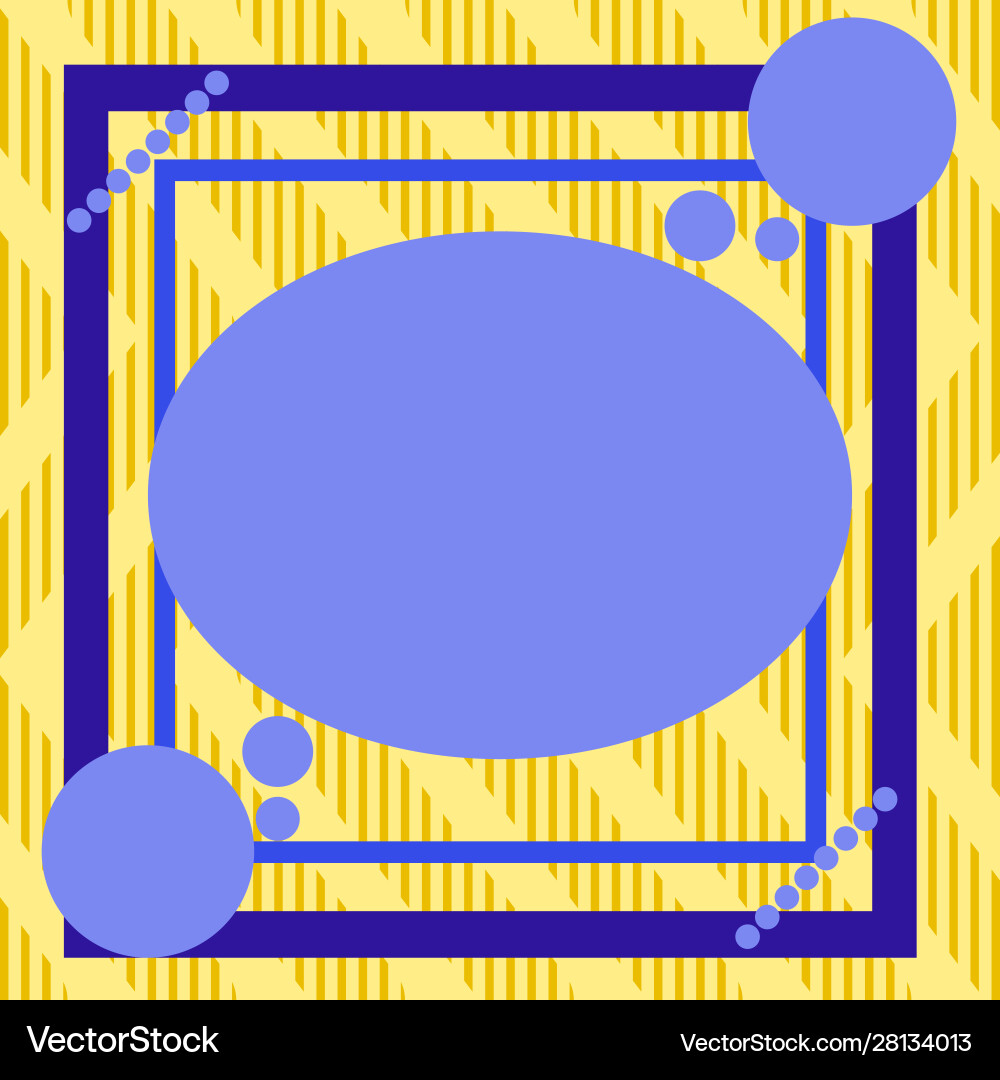 Asymmetrical unequal shaped form format vector image