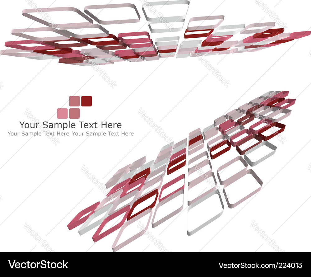 Checked background vector image
