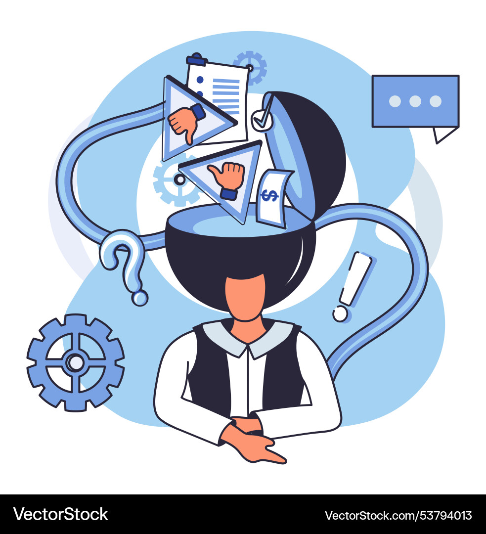 Developing critical thinking skills through Developing critical thinking skills through vector image