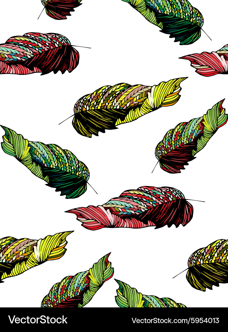 Leaf pattern Vector Image