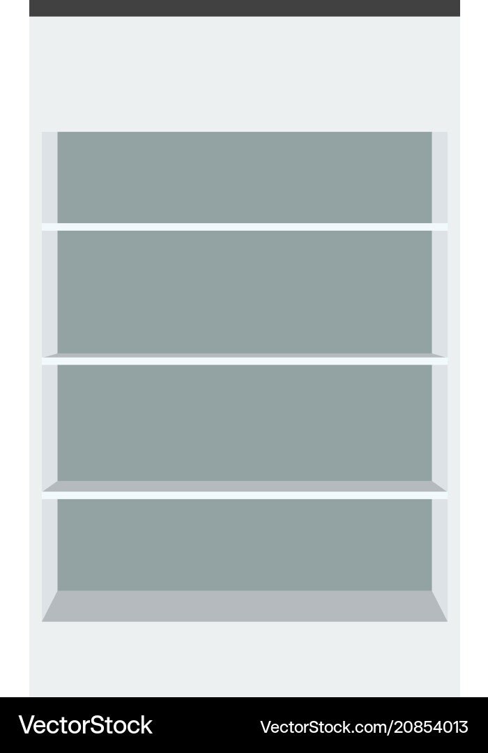 POS Display Mockup - Front View vector image