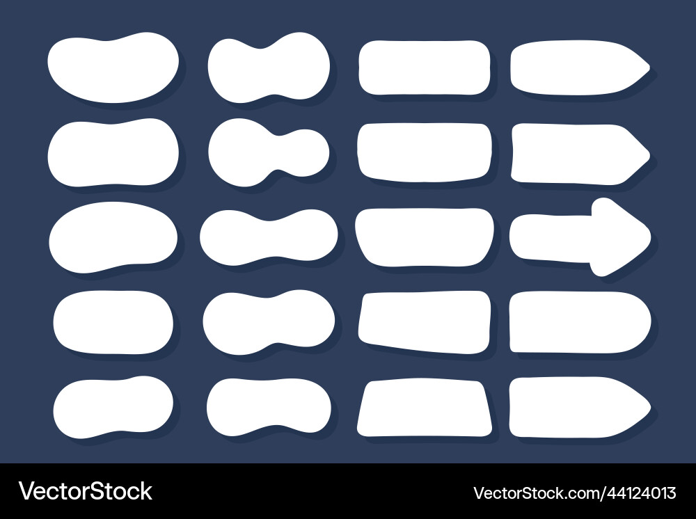 Set of speech bubble boxes for dialogs cartoon Set of speech bubble boxes for dialogs cartoon Vector Image