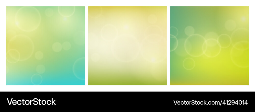 Abstract background with blur bokeh light effect vector image