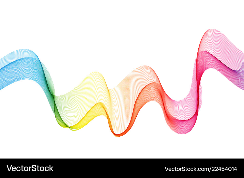 Abstract colorful background color flow Vector Image